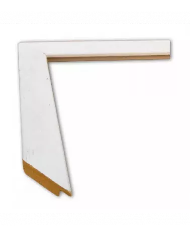 MOLDURA  BÁSICA BLANCO PORO