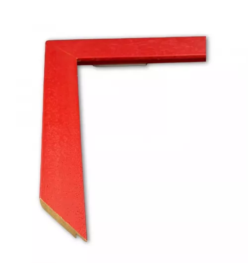 MOLDURA FINA COLOR ROJO CON PORO