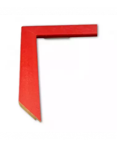 MOLDURA FINA COLOR ROJO CON PORO