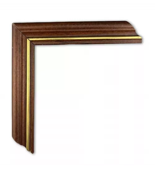 MOLDURA NOGAL OSCURO F ORO