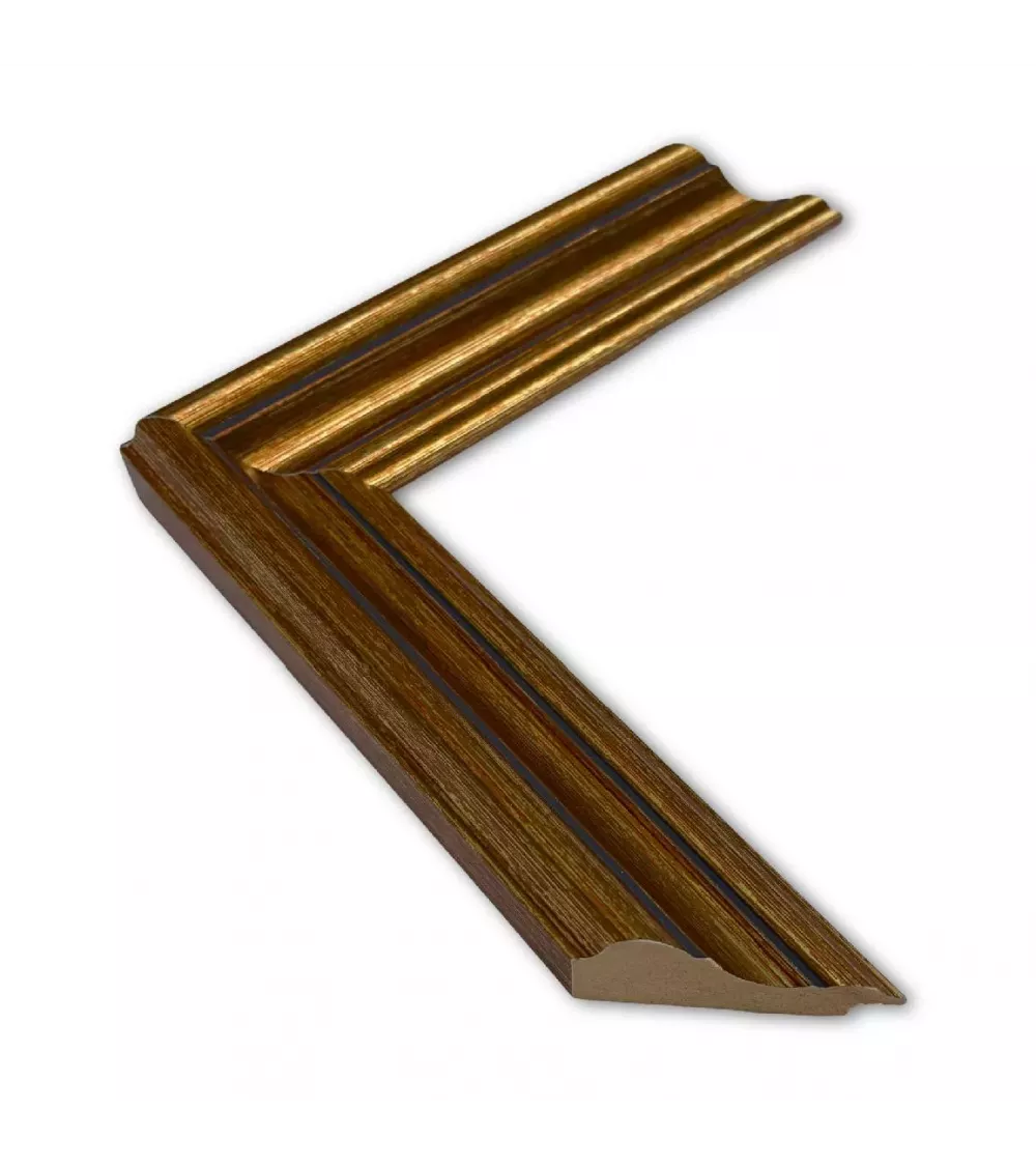 MOLDURA DORADA CON RELIEVES