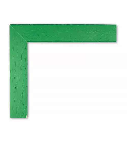 MOLDURA COLOR VERDE CON PORO