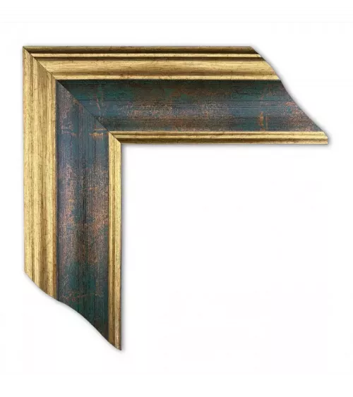 MOLDURA ORO CALLE VERDE