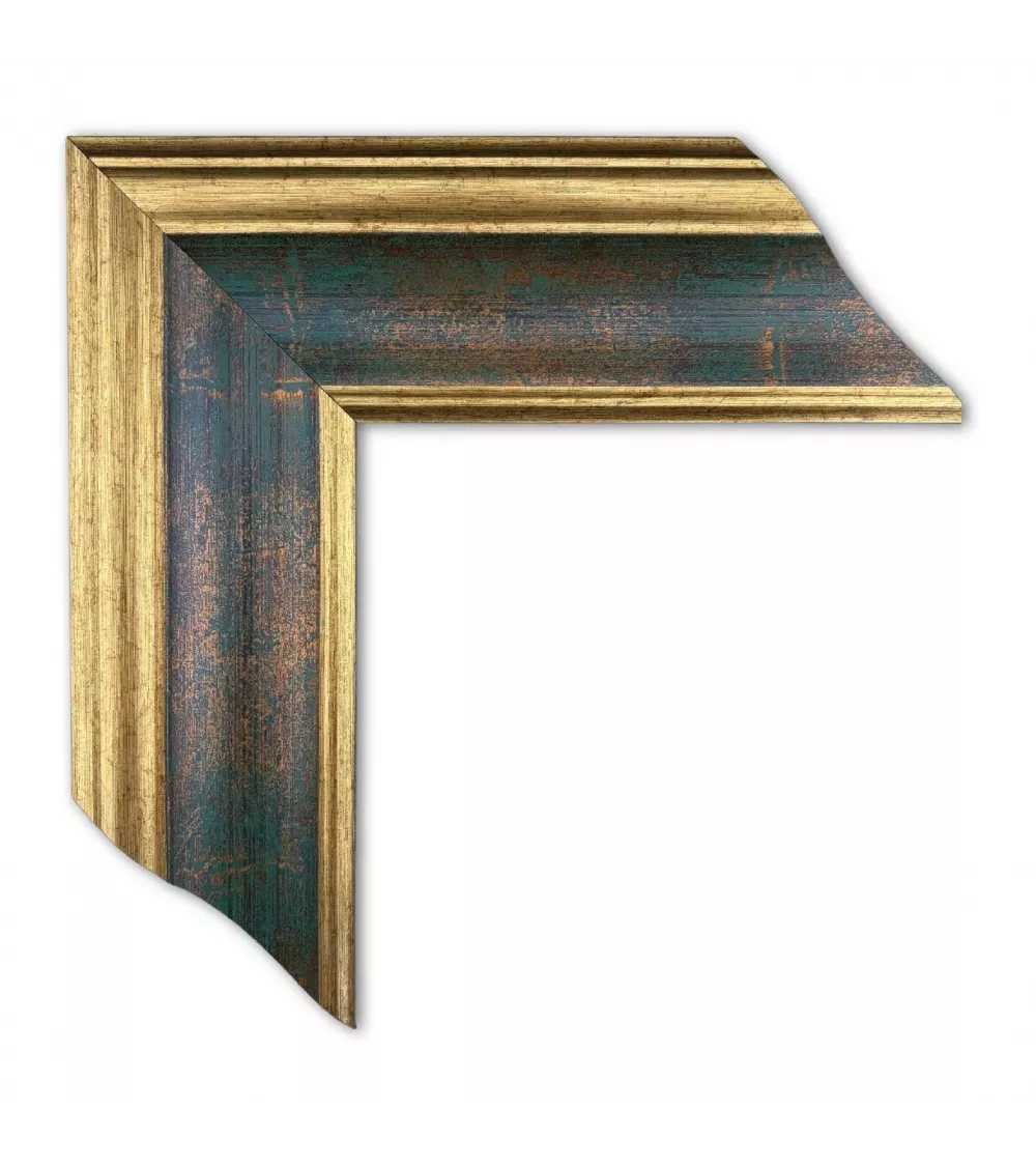 MOLDURA ORO CALLE VERDE