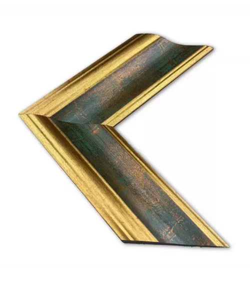 MOLDURA ORO CALLE VERDE