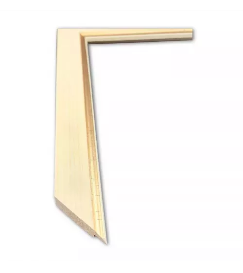 MOLDURA FINA BEIG FILO DORADO
