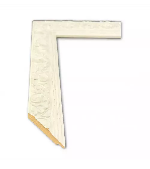MOLDURA BLANCA CON DISEÑO