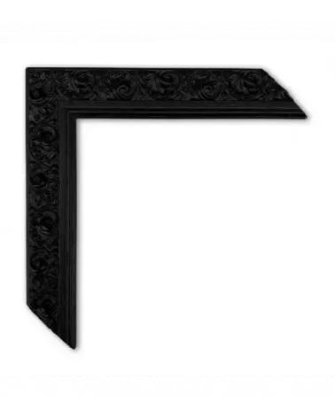MOLDURA NEGRA CON DISEÑO