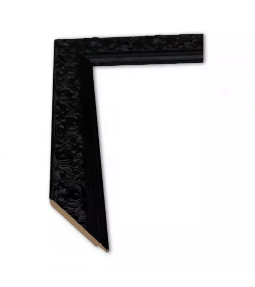 MOLDURA NEGRA CON DISEÑO