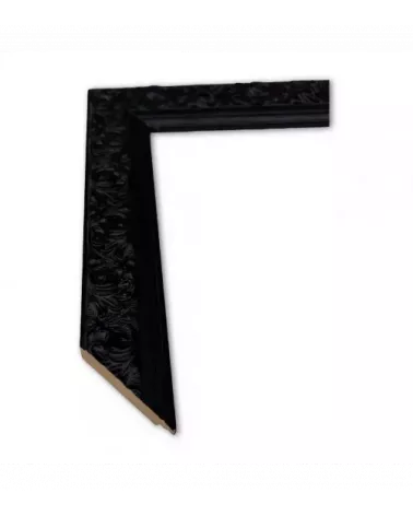 MOLDURA NEGRA CON DISEÑO