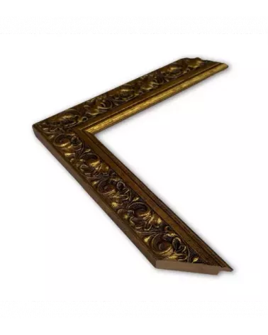 MOLDURA CLASICA CON DISEÑO DORADA