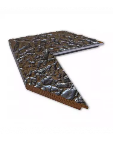 MOLDURA MODERNA PLATEADA