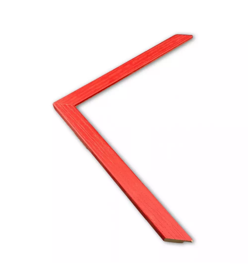 MOLDURA FINA COLOR  ROJO