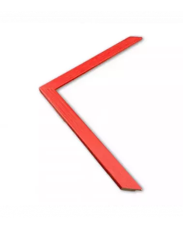 MOLDURA FINA COLOR  ROJO